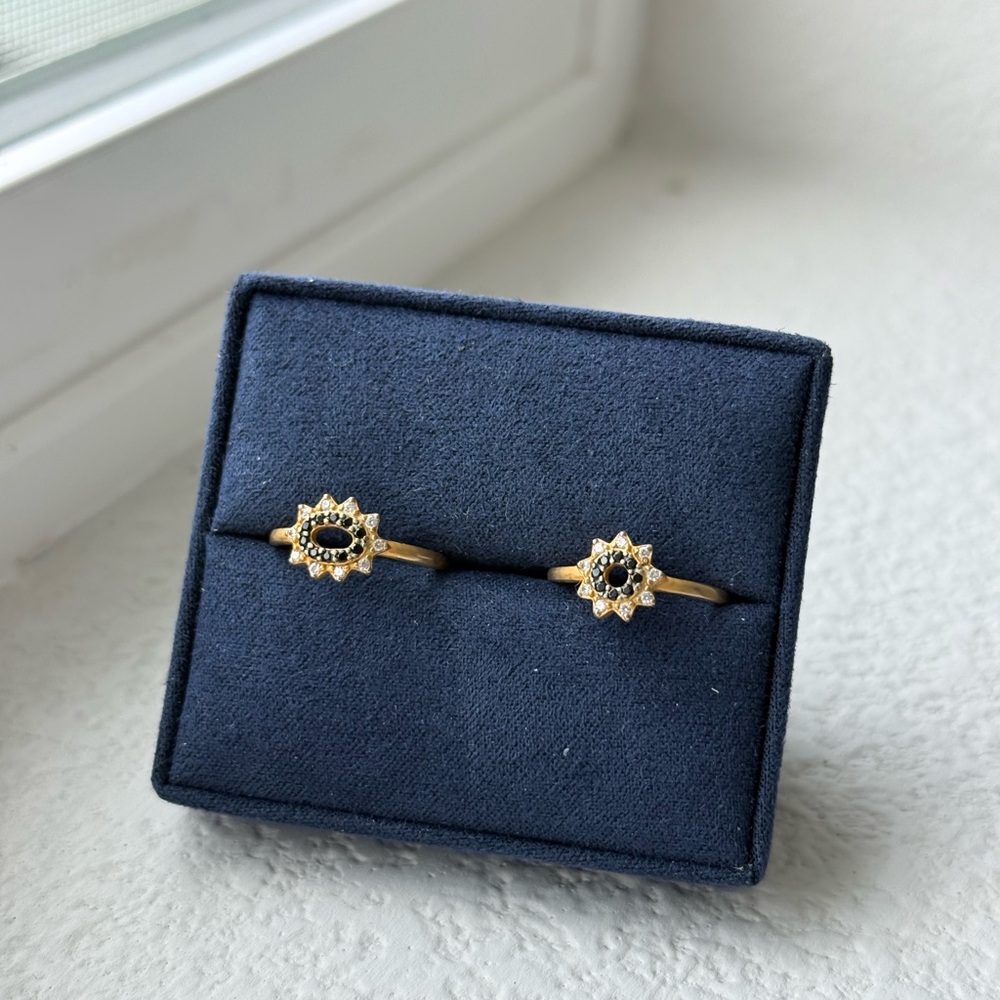 Freida Rothman Signature Marquise Station Rings